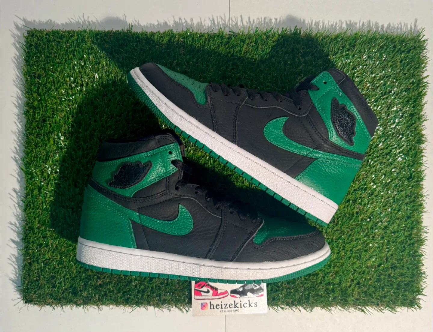 Jordan 1 High Pine Green 2.0 size 8.5