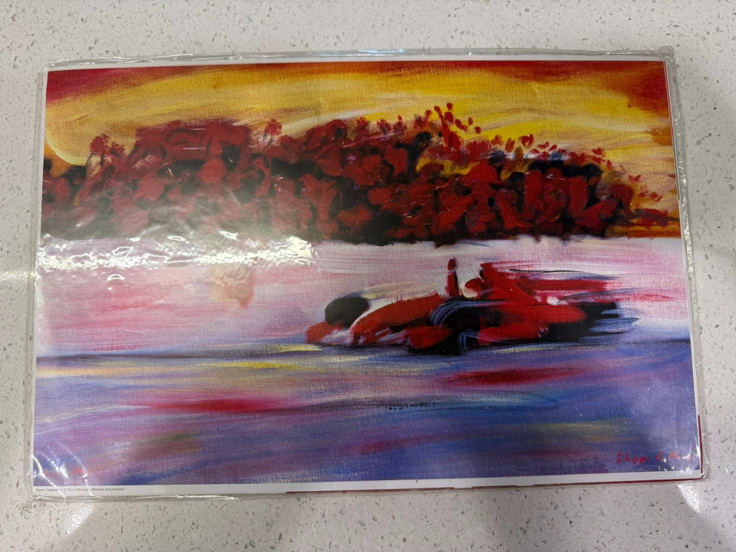 Ferrari F1 Titolo Mondiale Michael Schumacher Print