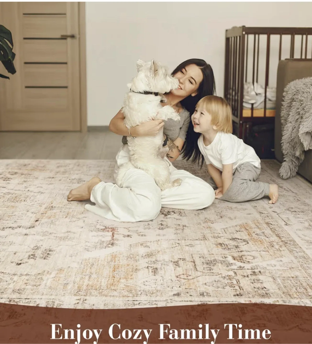 MontVoo Beige Area Rug 8x10 image indicator(7)