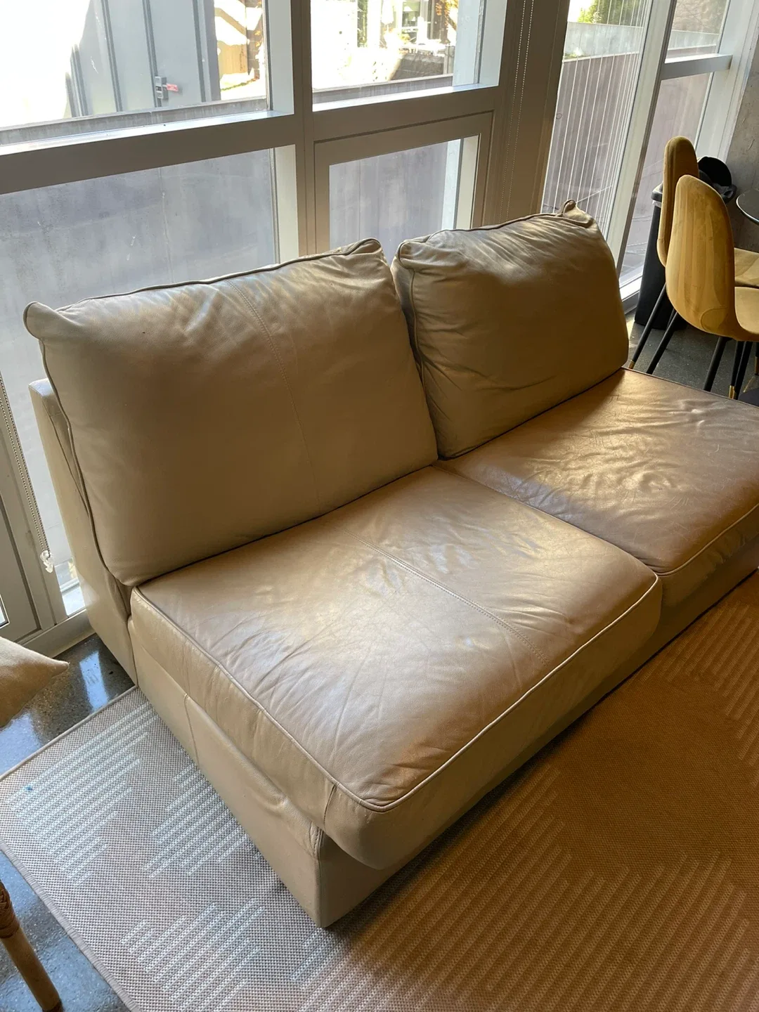 Beige Loveseat Sofa image indicator(3)