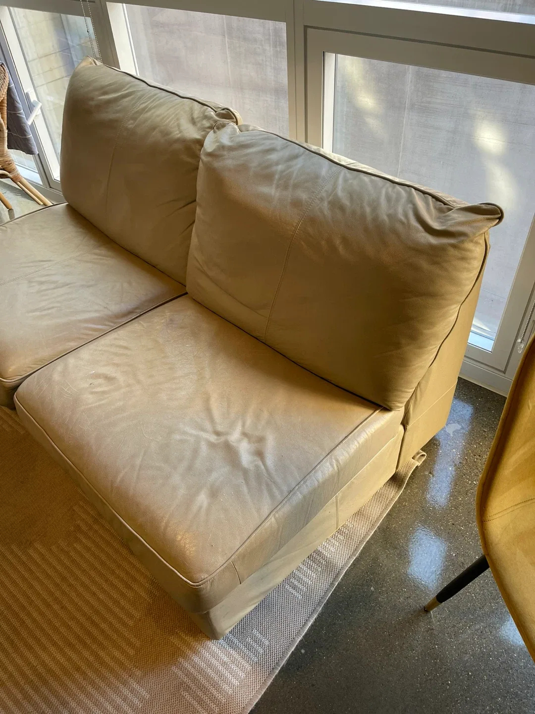 Beige Loveseat Sofa image indicator(2)