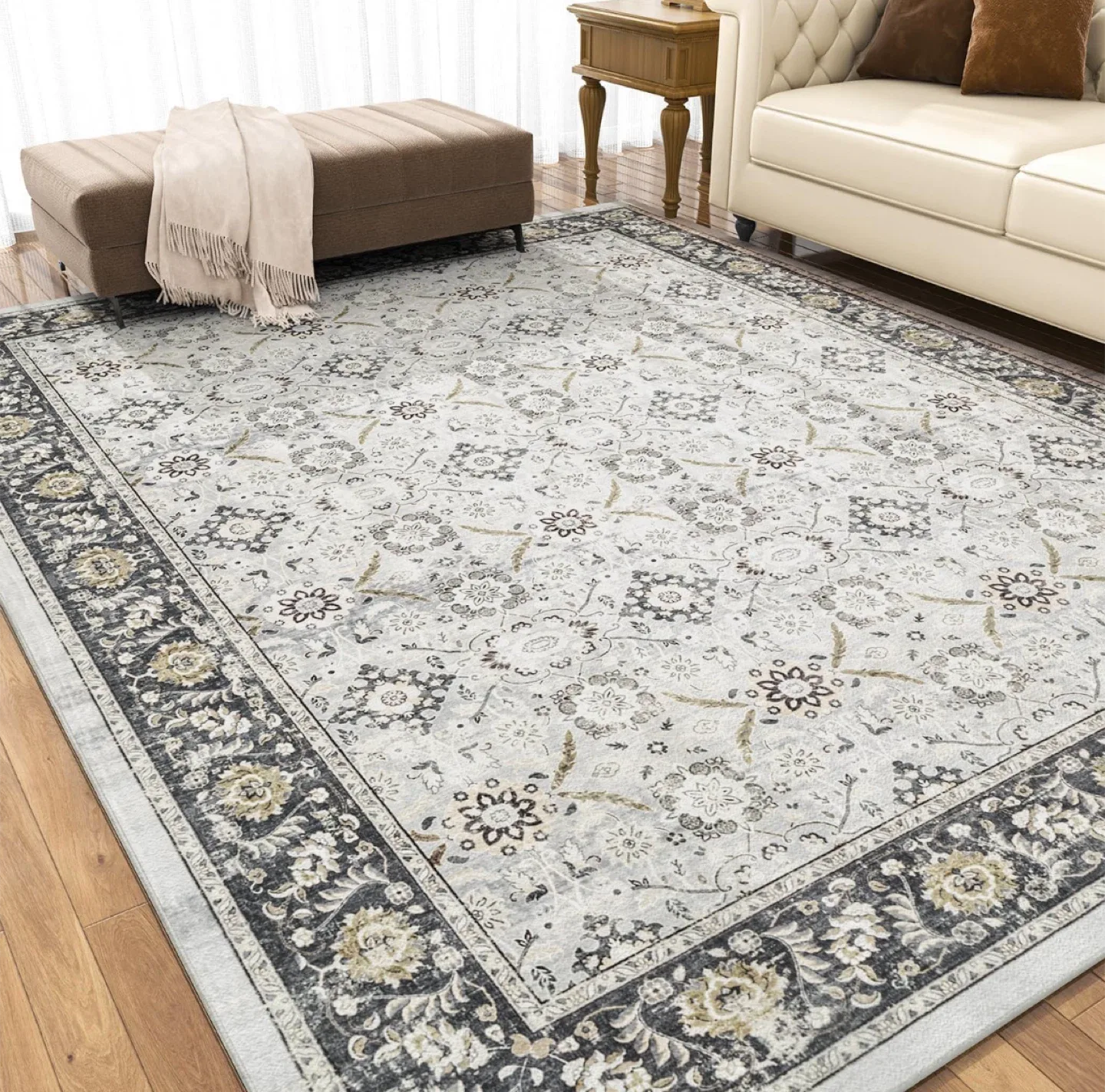 8x10 ft Low Pile Area Rug