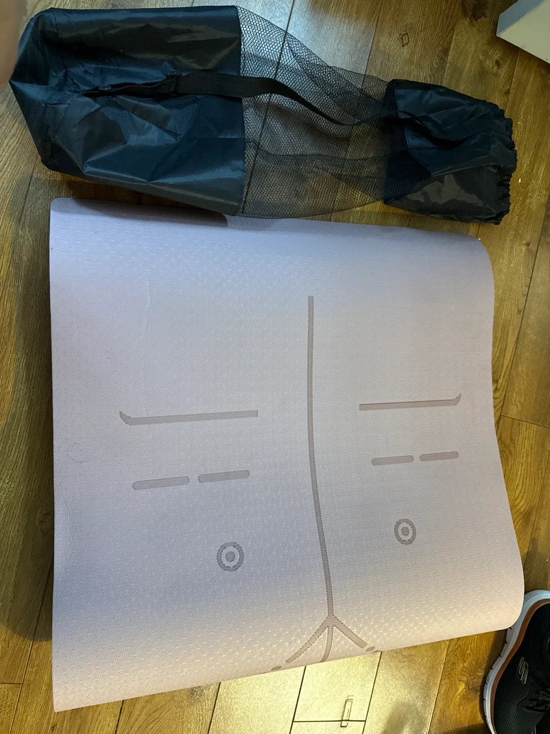 Pinjian Yoga Mat with Carrying Bag - Lavender thumbnail