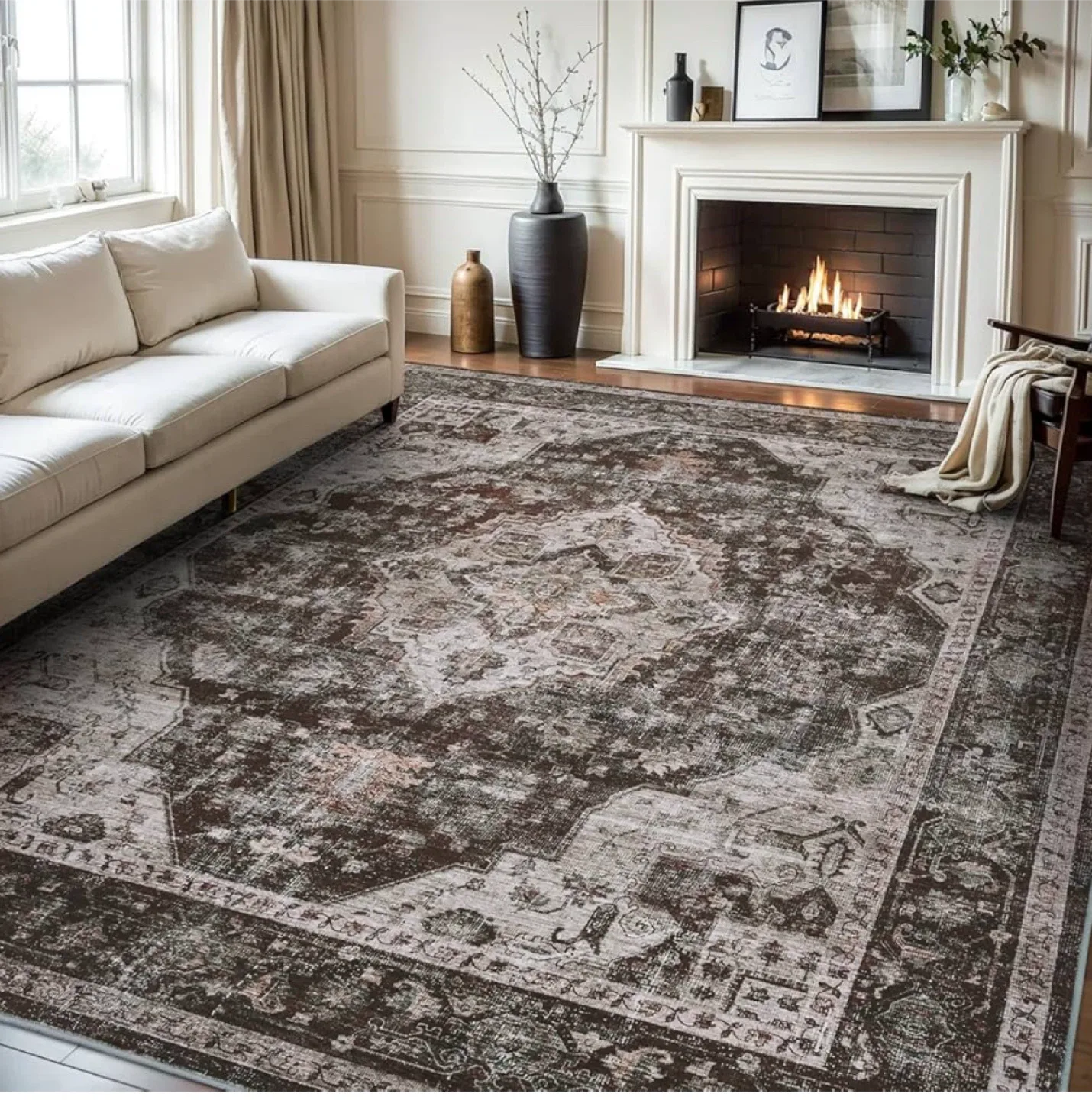 6x9 FT Area Rug - No Shedding, No Fading