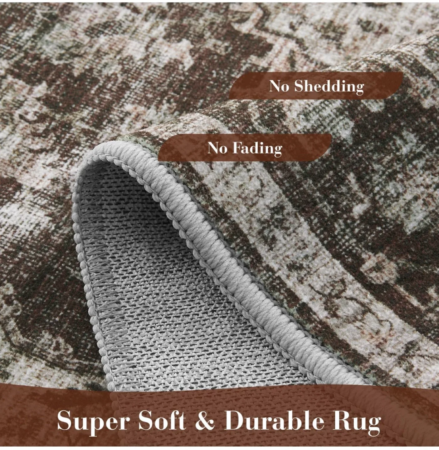 6x9 FT Area Rug - No Shedding, No Fading image indicator(4)