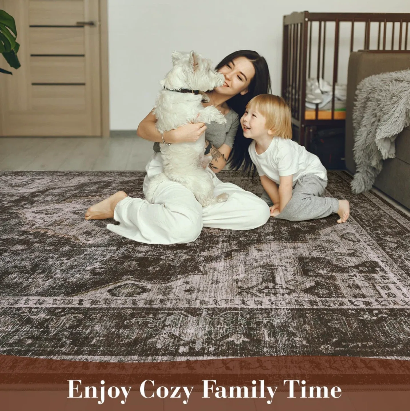 6x9 FT Area Rug - No Shedding, No Fading image indicator(7)