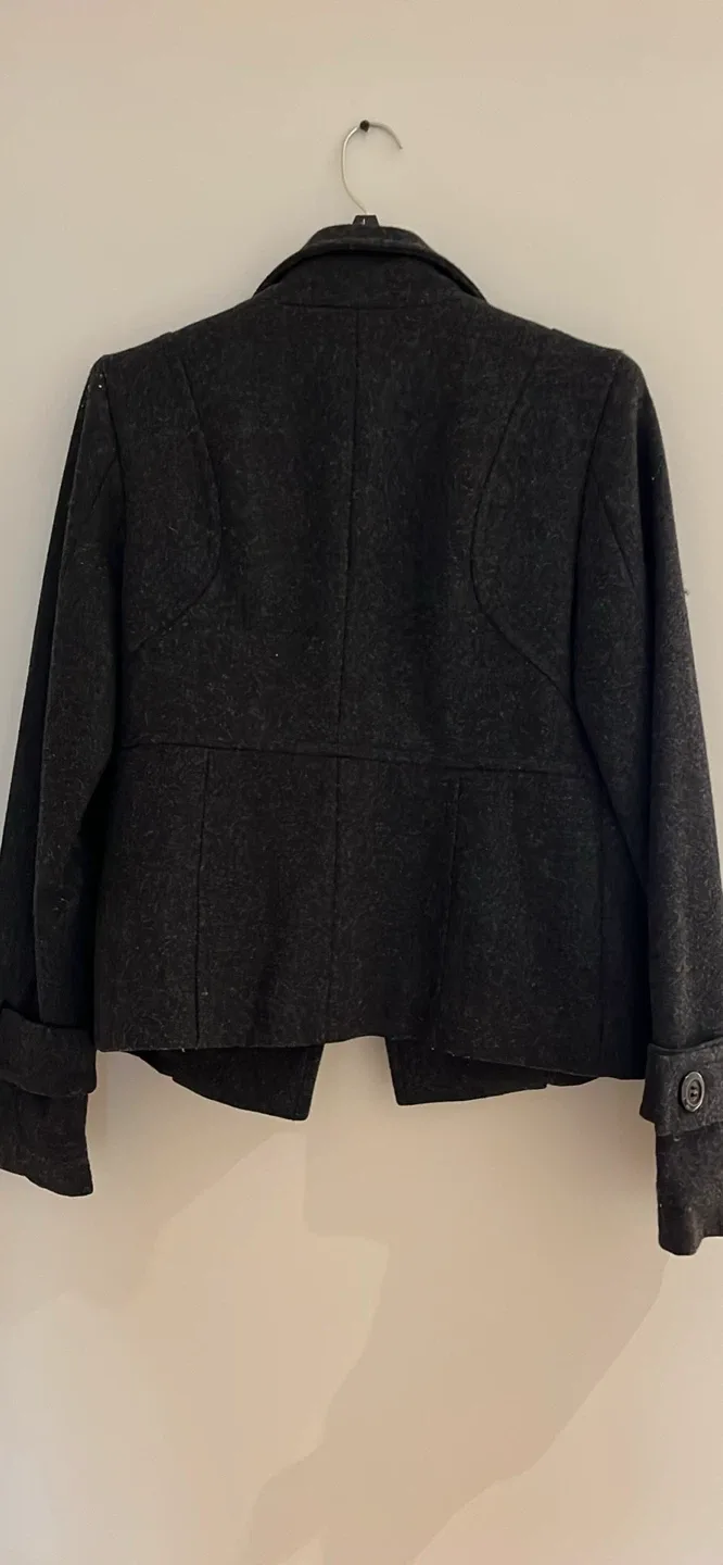 Coffeeshop NYC Women's Wool Blend Pea Coat - Size M image indicator(2)
