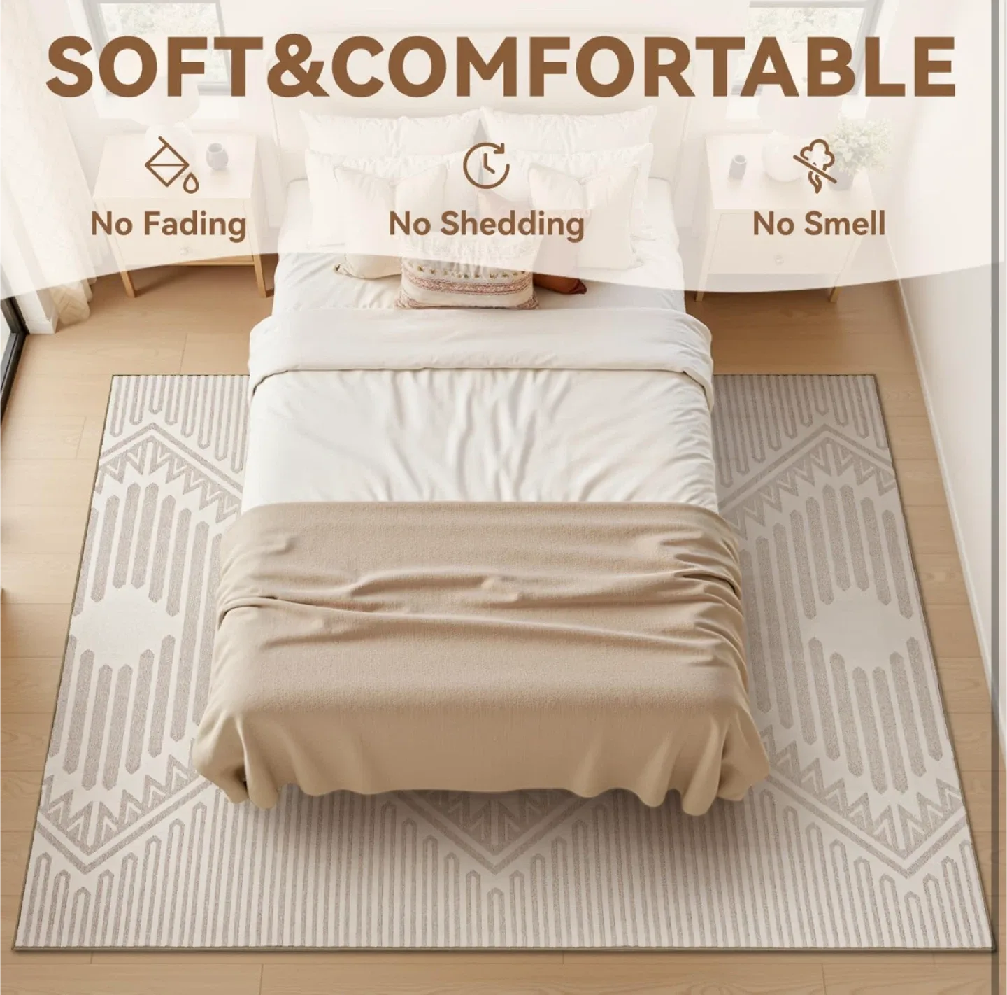 Geometric Patterned Area Rug 8x10 ft image indicator(3)