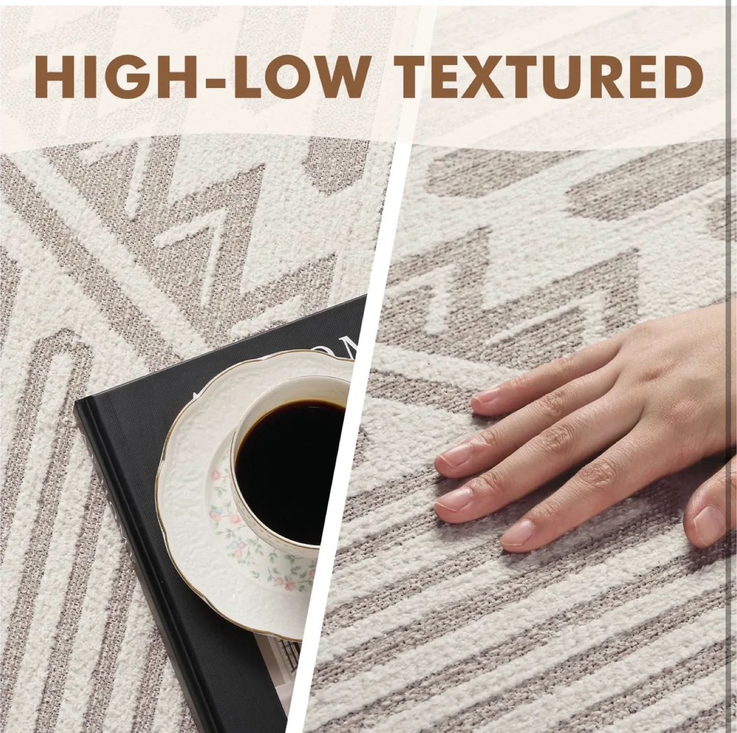 Geometric Patterned Area Rug 8x10 ft image indicator(2)