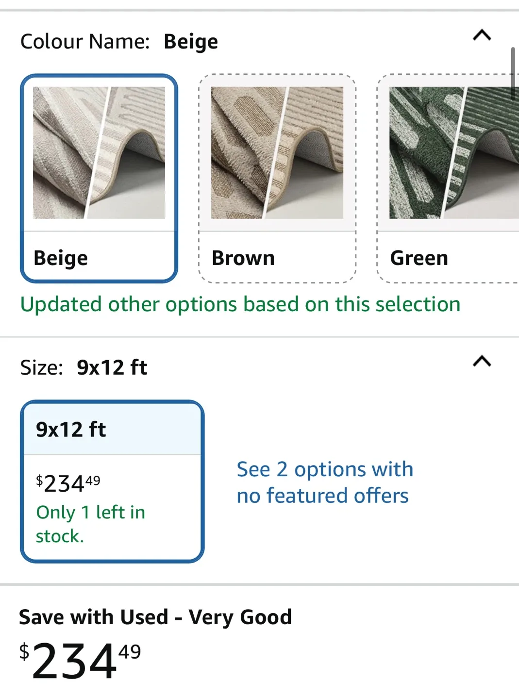 Geometric Patterned Area Rug 8x10 ft image indicator(7)