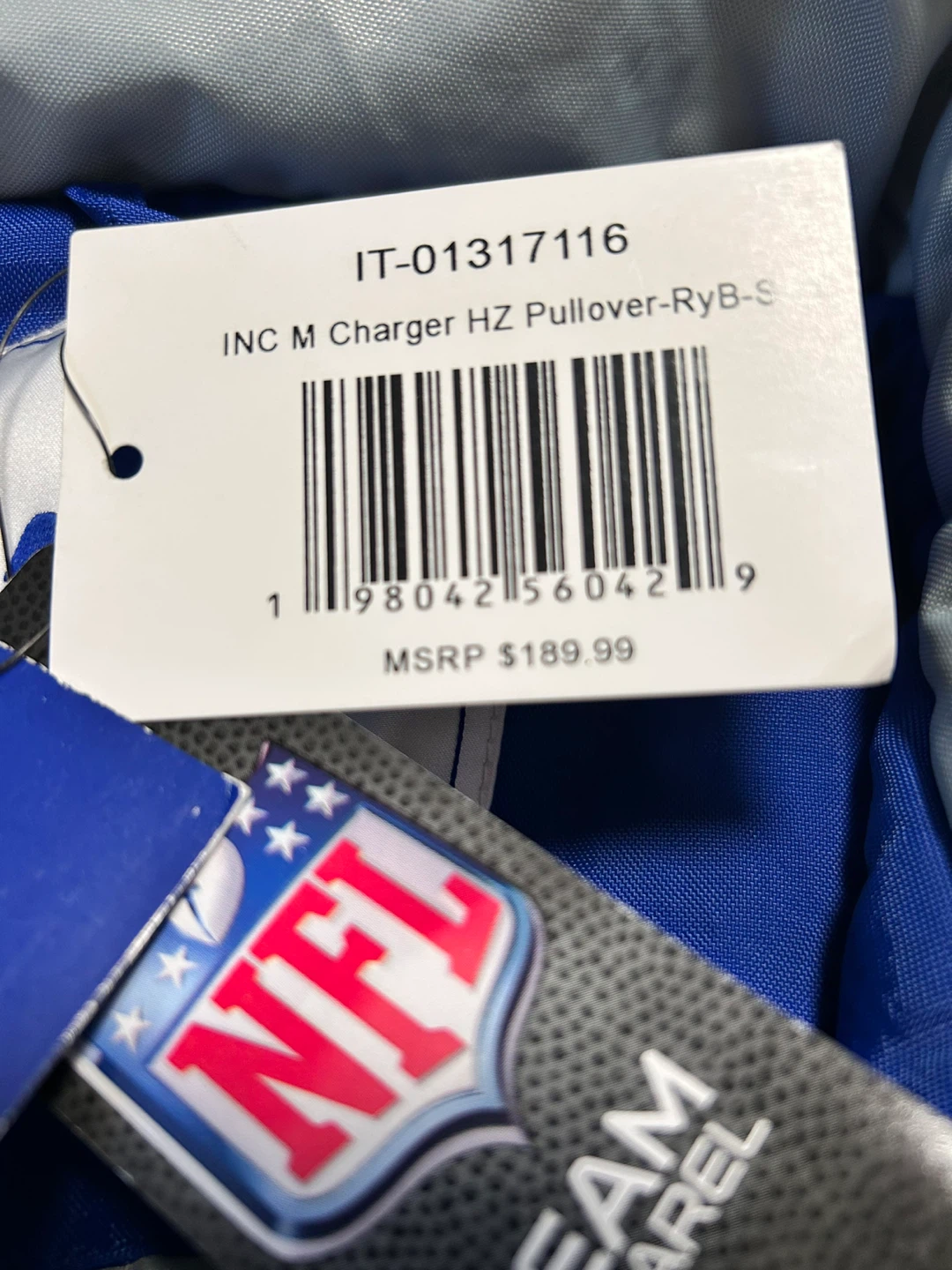 Starter NFL Colts Pullover Jacket - Size S - photo 5