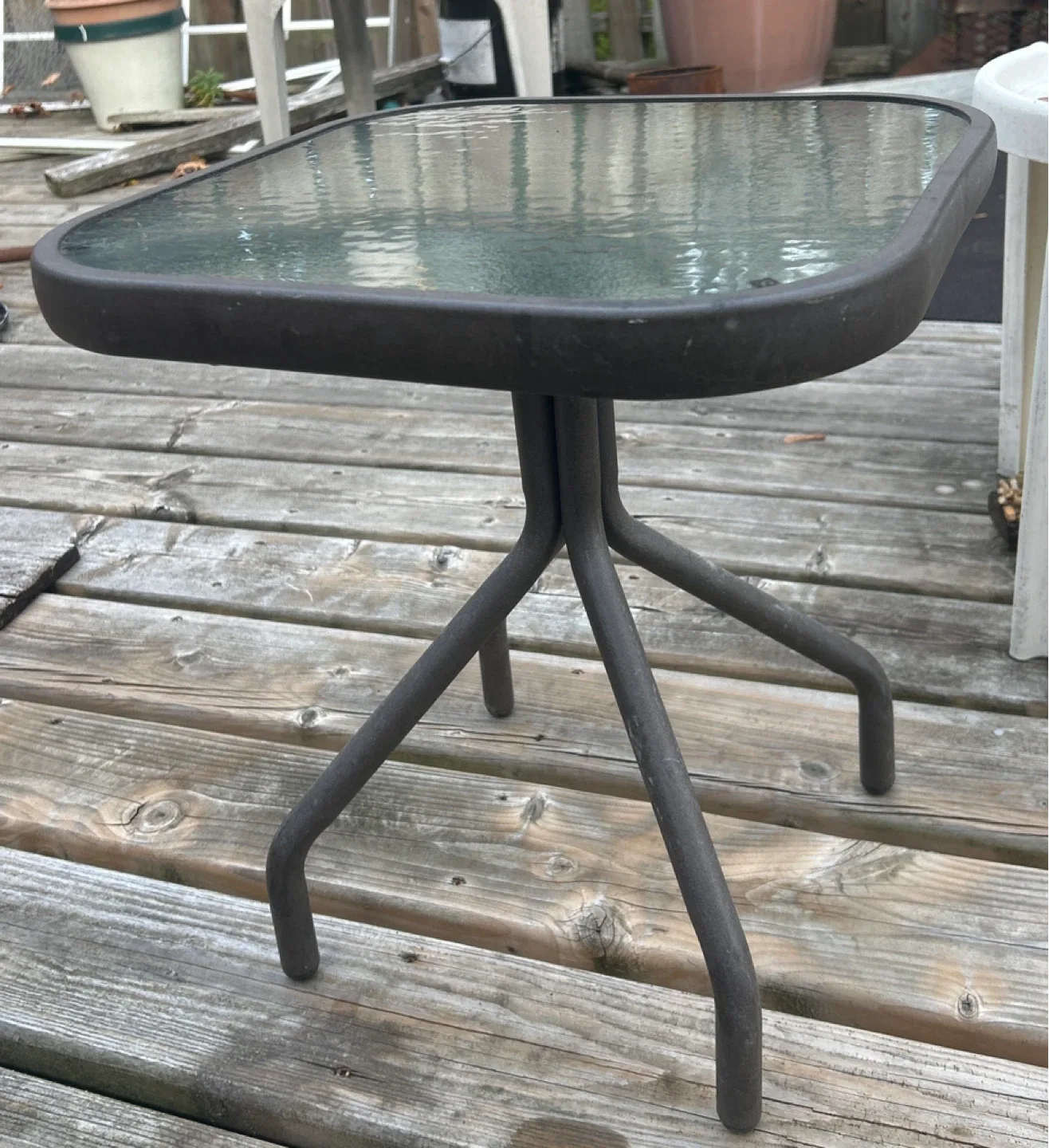 Glass Top Side Table 🥕 image indicator(2)