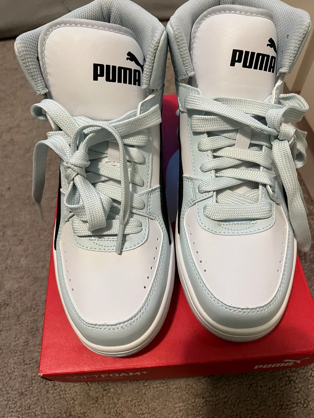 Brand New Puma Rebound Joy High-Top Sneakers - Size 8 image indicator(4)