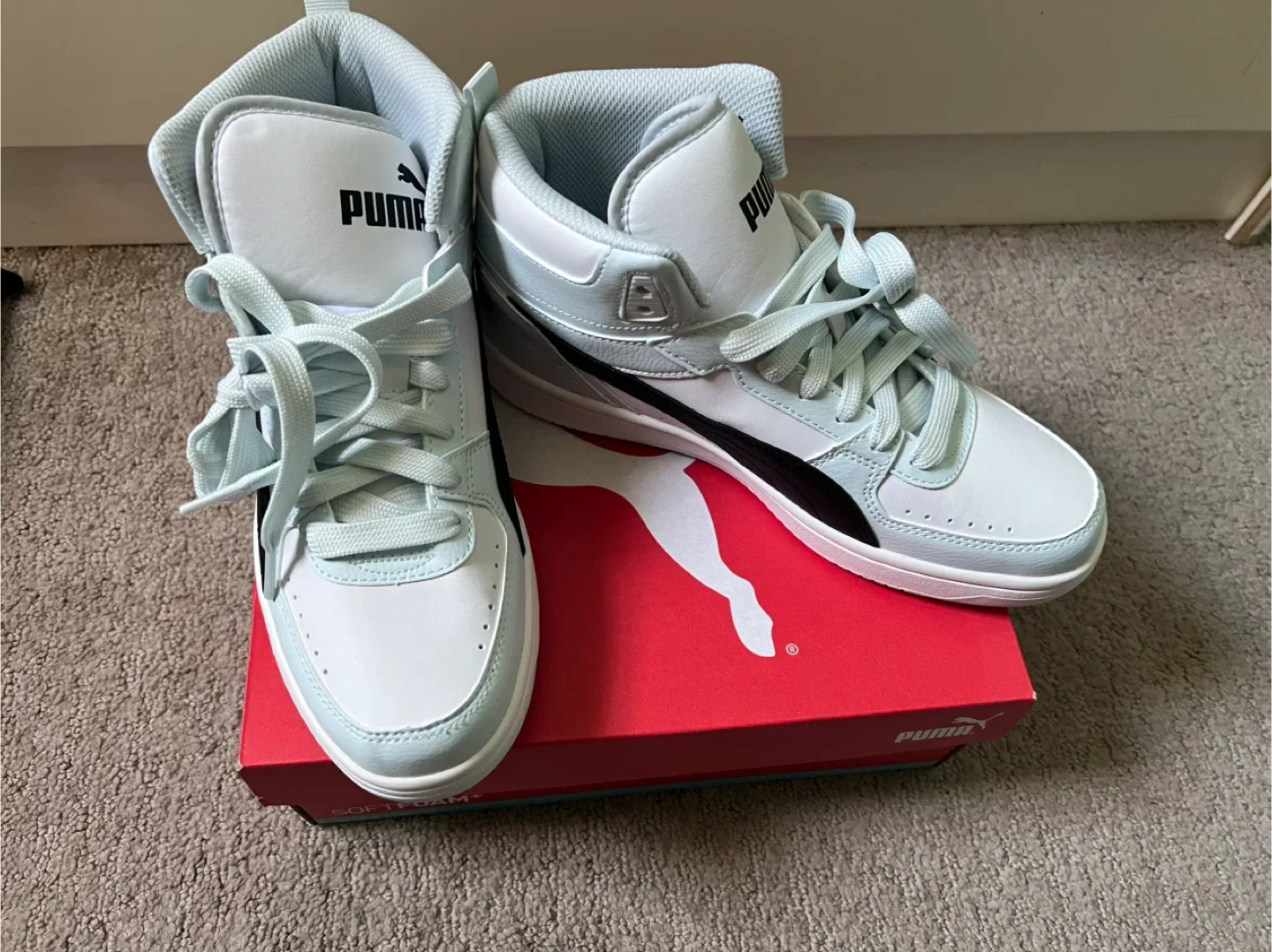 Brand New Puma Rebound Joy High-Top Sneakers - Size 8