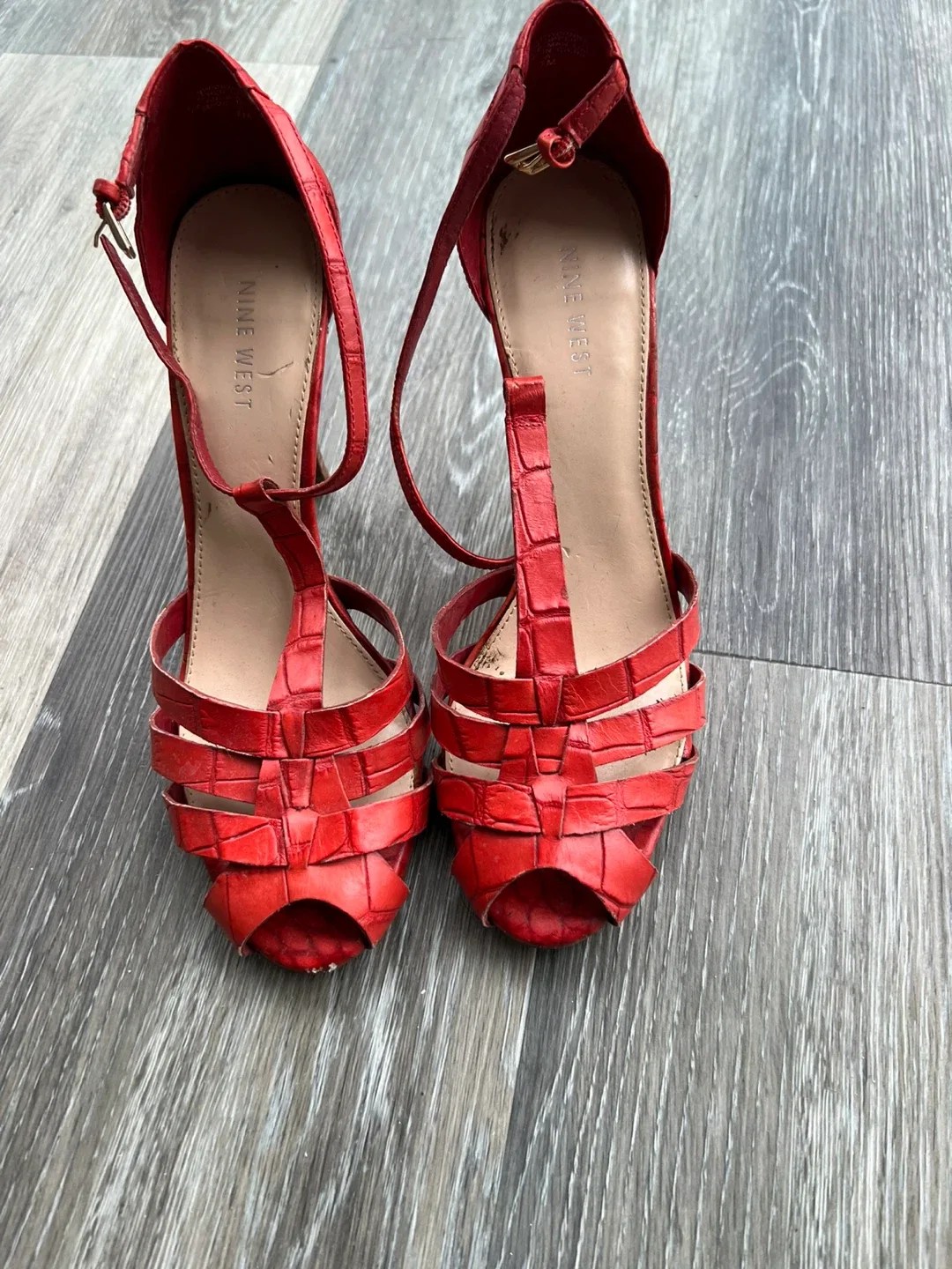 Nine West Red Heels - Size 7M