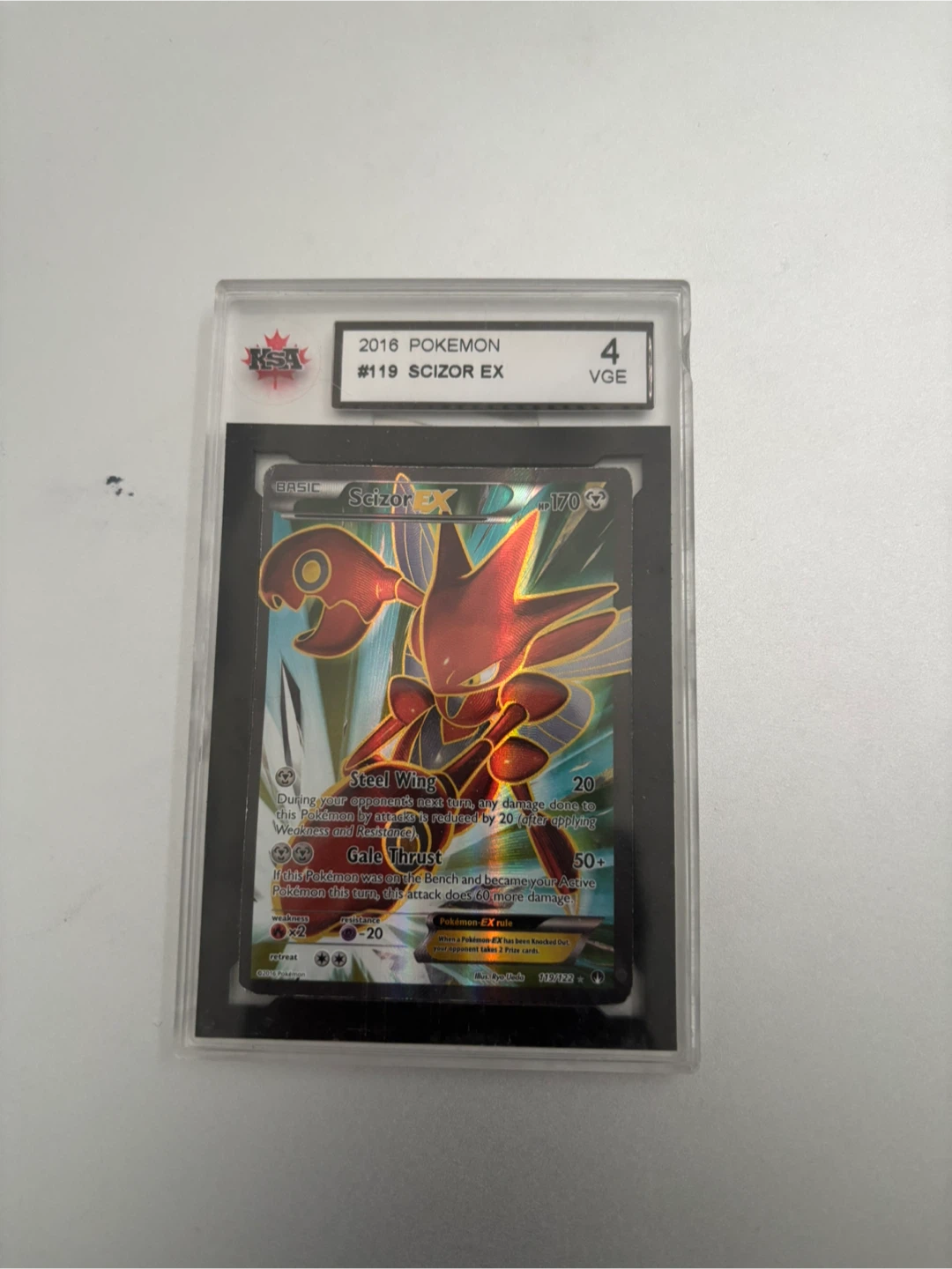Scizor EX #119 Pokemon Card