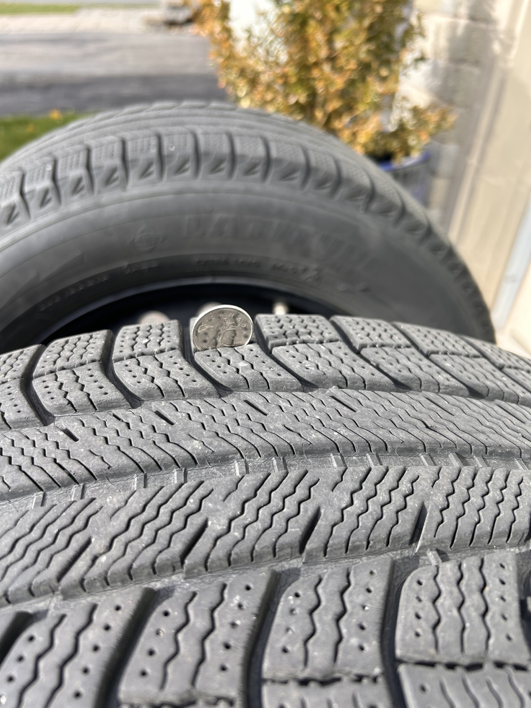 Michelin Winter Tires on Rims - Set of 4 - photo 5