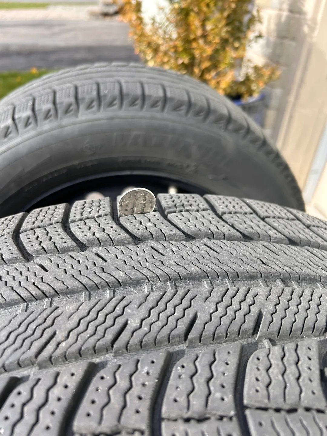 Michelin Winter Tires on Rims - Set of 4 image indicator(5)