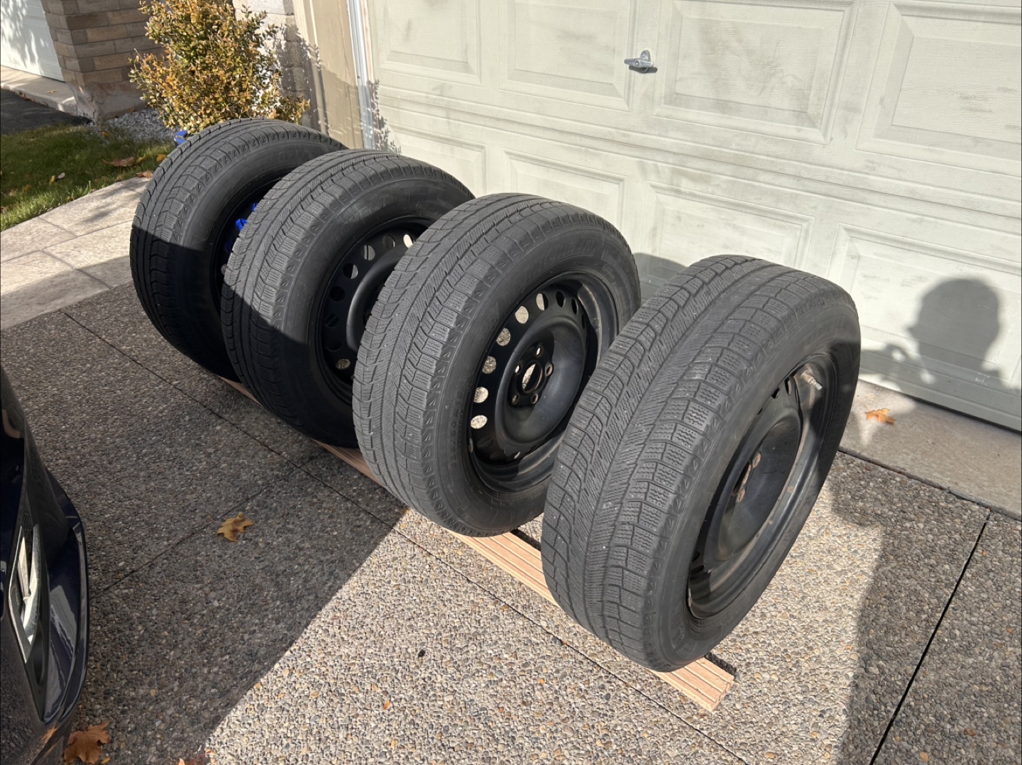 Michelin Winter Tires on Rims - Set of 4