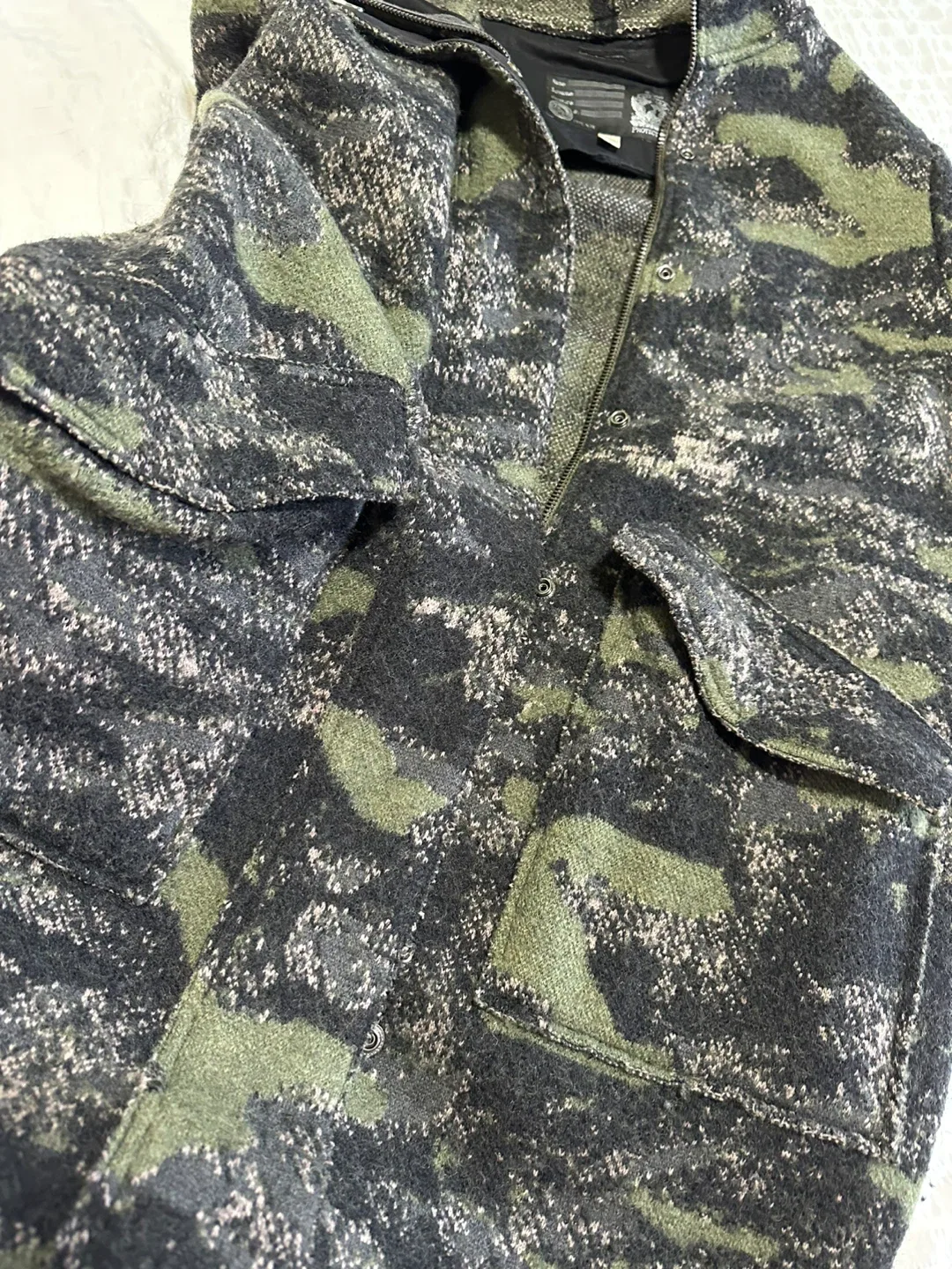 Diesel Camo Print Hooded Jacket (Women) image indicator(7)