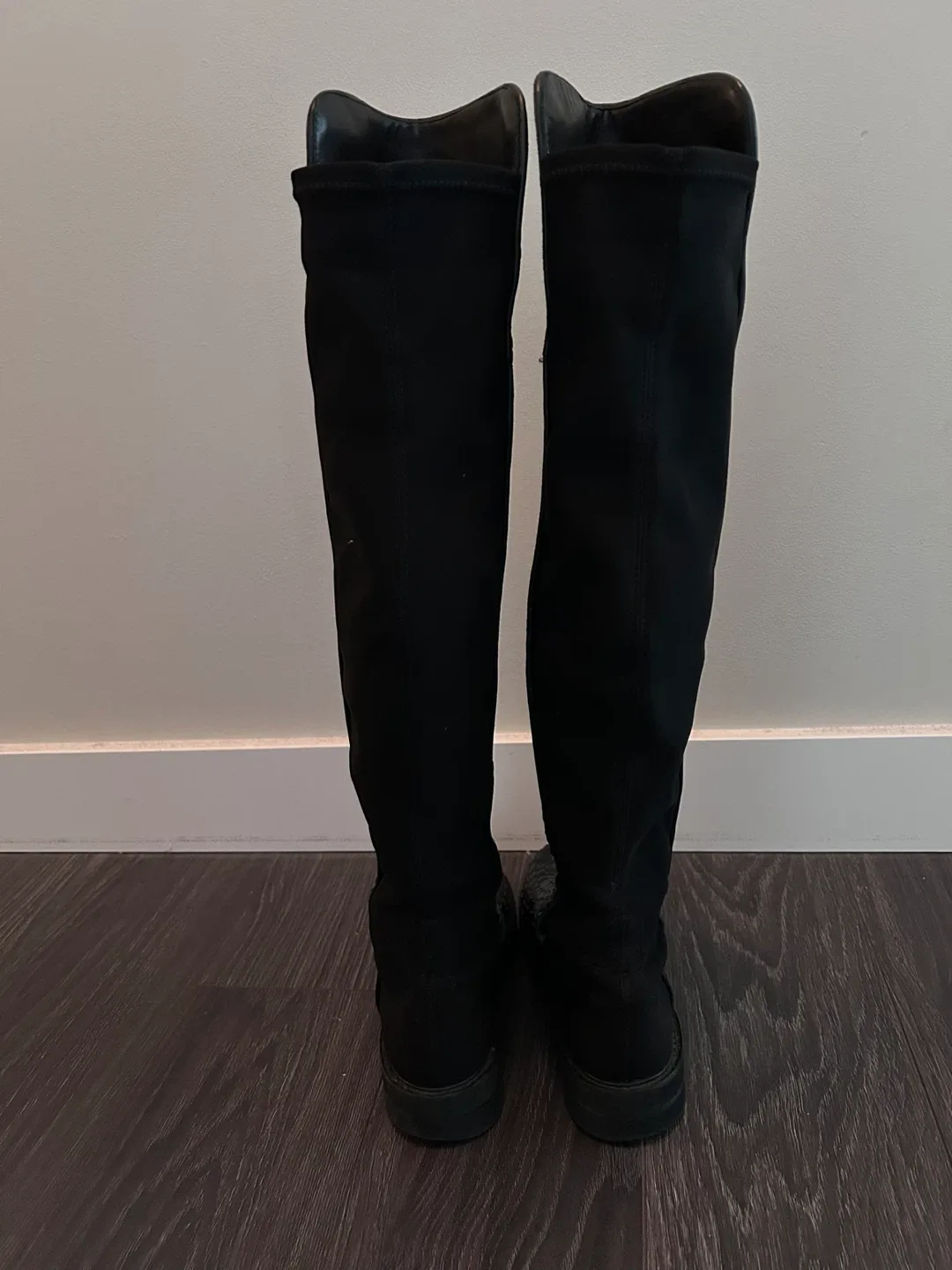 Stuart Weitzman Woven Leather Knee-High Boots image indicator(3)