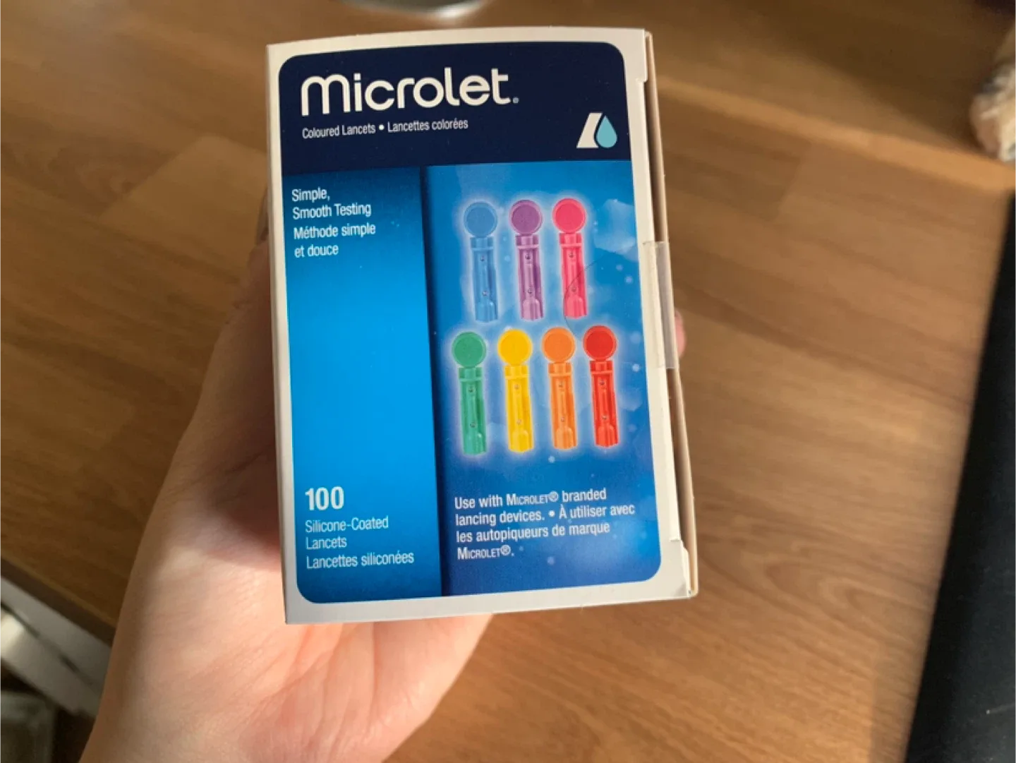 Microlet Coloured Lancets - 100 Count