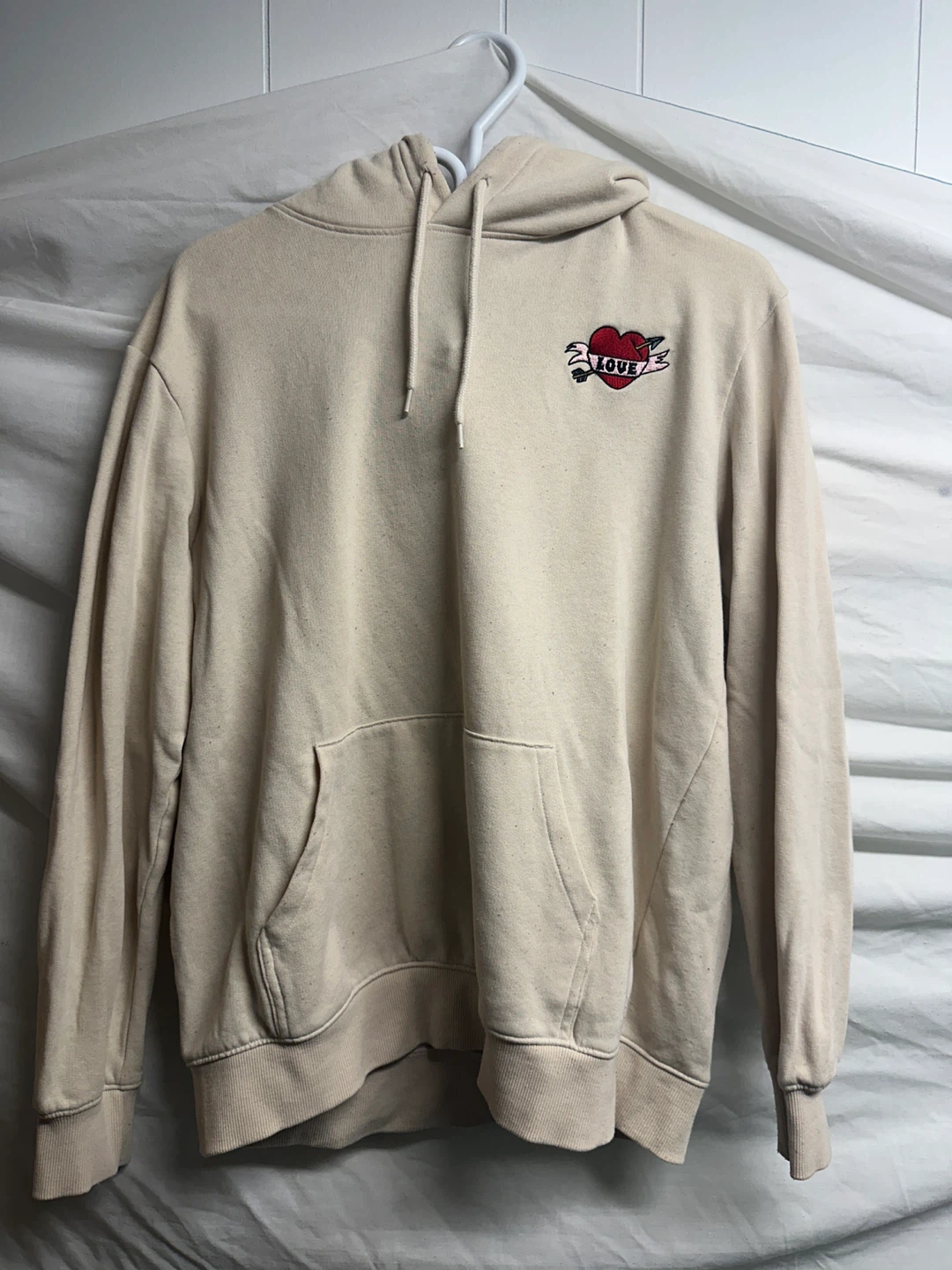 H&M Beige Hoodie - Size M