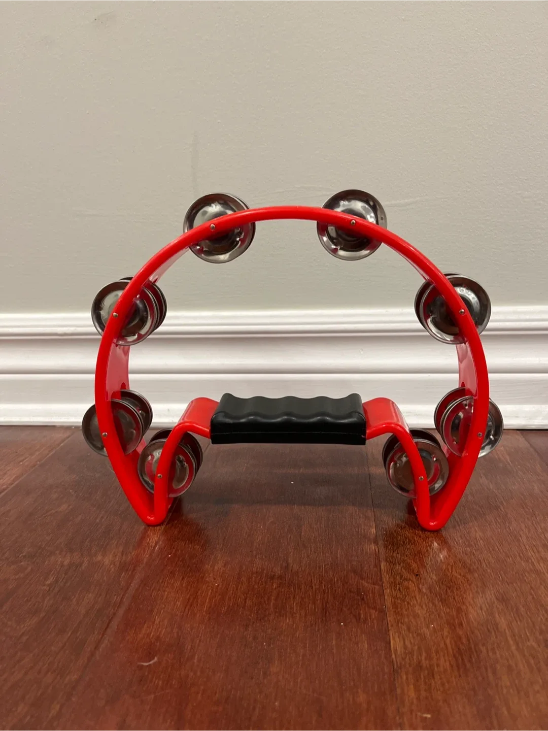 GP Percussion Hand Held Tambourine - Red image indicator(2)