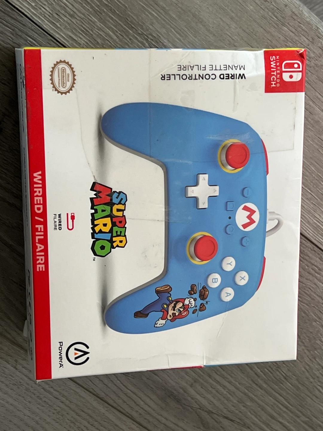 PowerA Super Mario Wired Controller for Nintendo Switch
