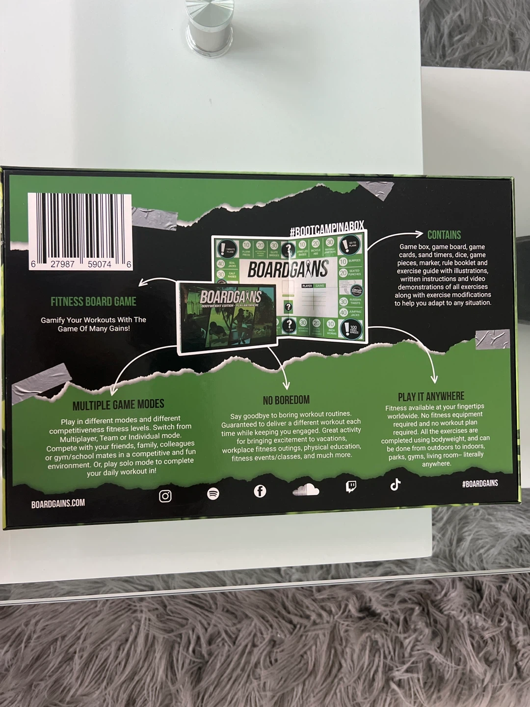 Boardgains Bodyweight Edition Fitness Board Game - photo 2