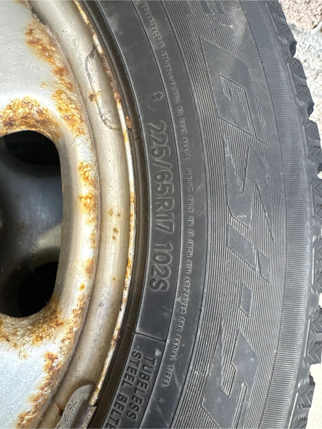 ORIGINAL HONDA CRV Rims-Set of Winter Tires 225/65R17 - photo 2