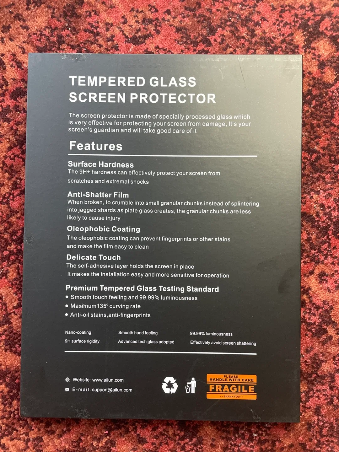 New Ailun Glass Screen Protector for iPad 8th Gen image indicator(2)