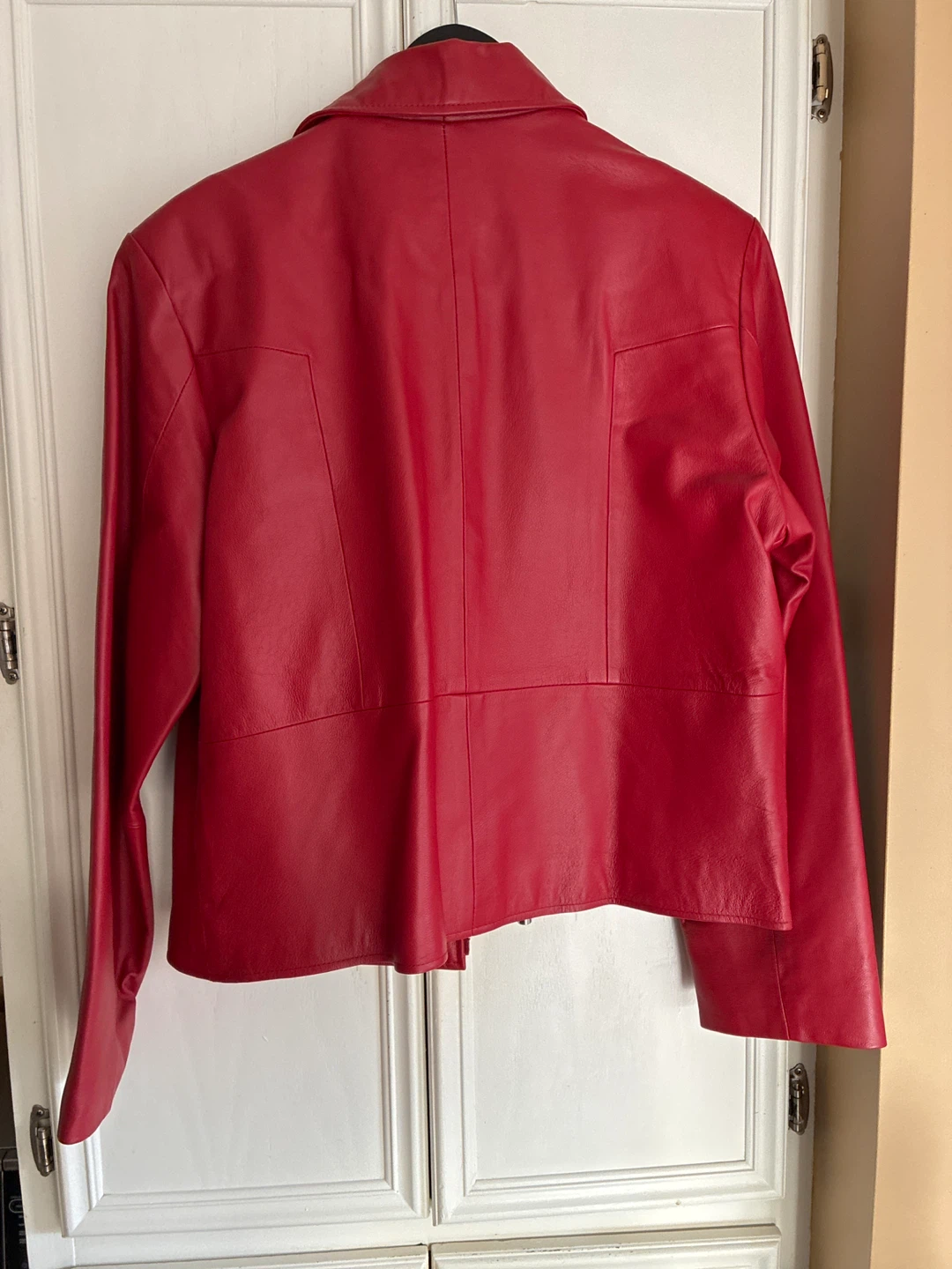 Cleo Red Leather Jacket - photo 2