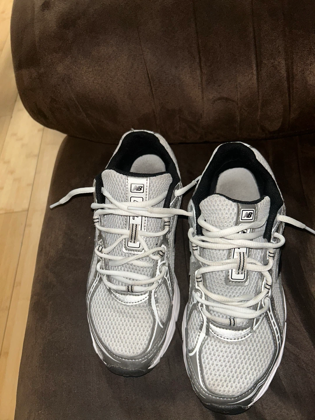 New Balance 408 Silver/White Running Shoes - photo 4