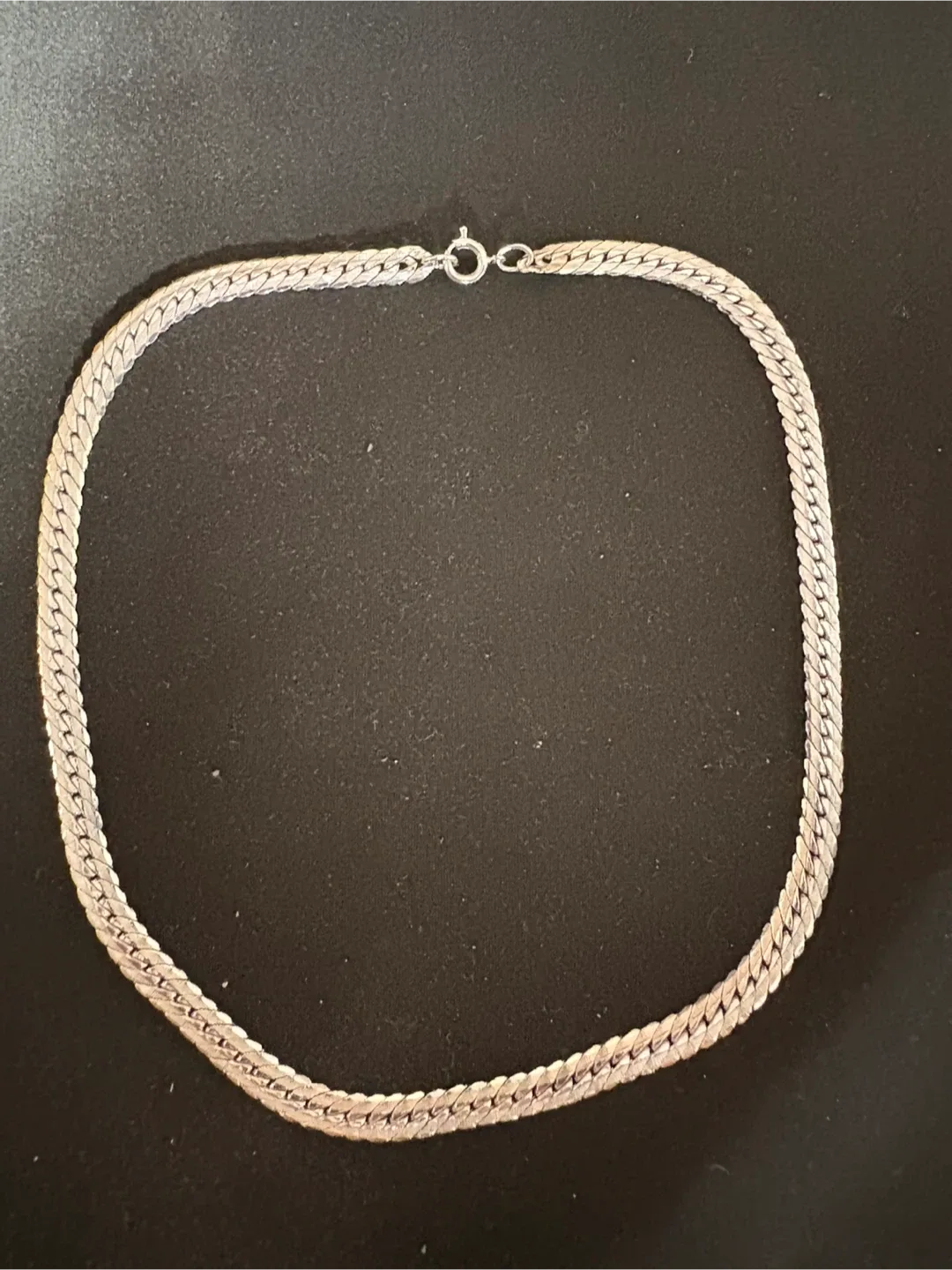 Silver Tone Chain Necklace image indicator(3)