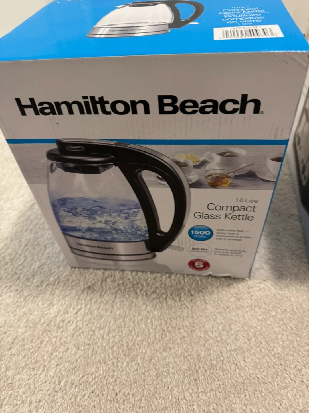Hamilton Beach 1.0 Litre Compact Glass Kettle image indicator(2)