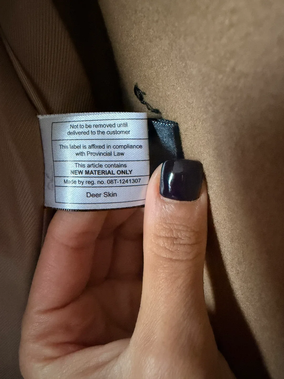 Aritzia Babaton Camel Wool Blend Coat image indicator(5)