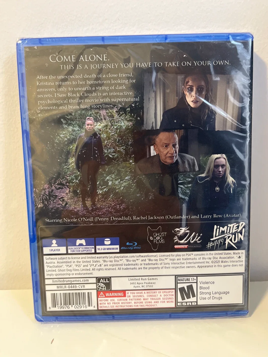 New I Saw Black Clouds PS4 Game image indicator(2)