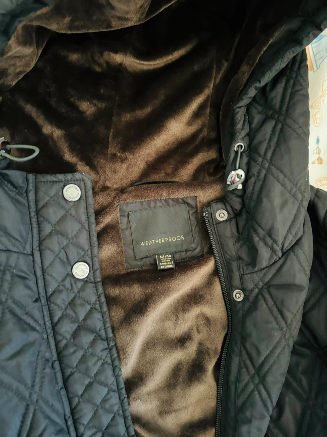 Weatherproof Black Quilted Jacket - M