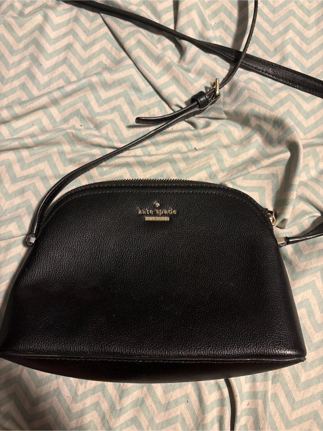 Kate Spade Black Leather Crossbody Bag
