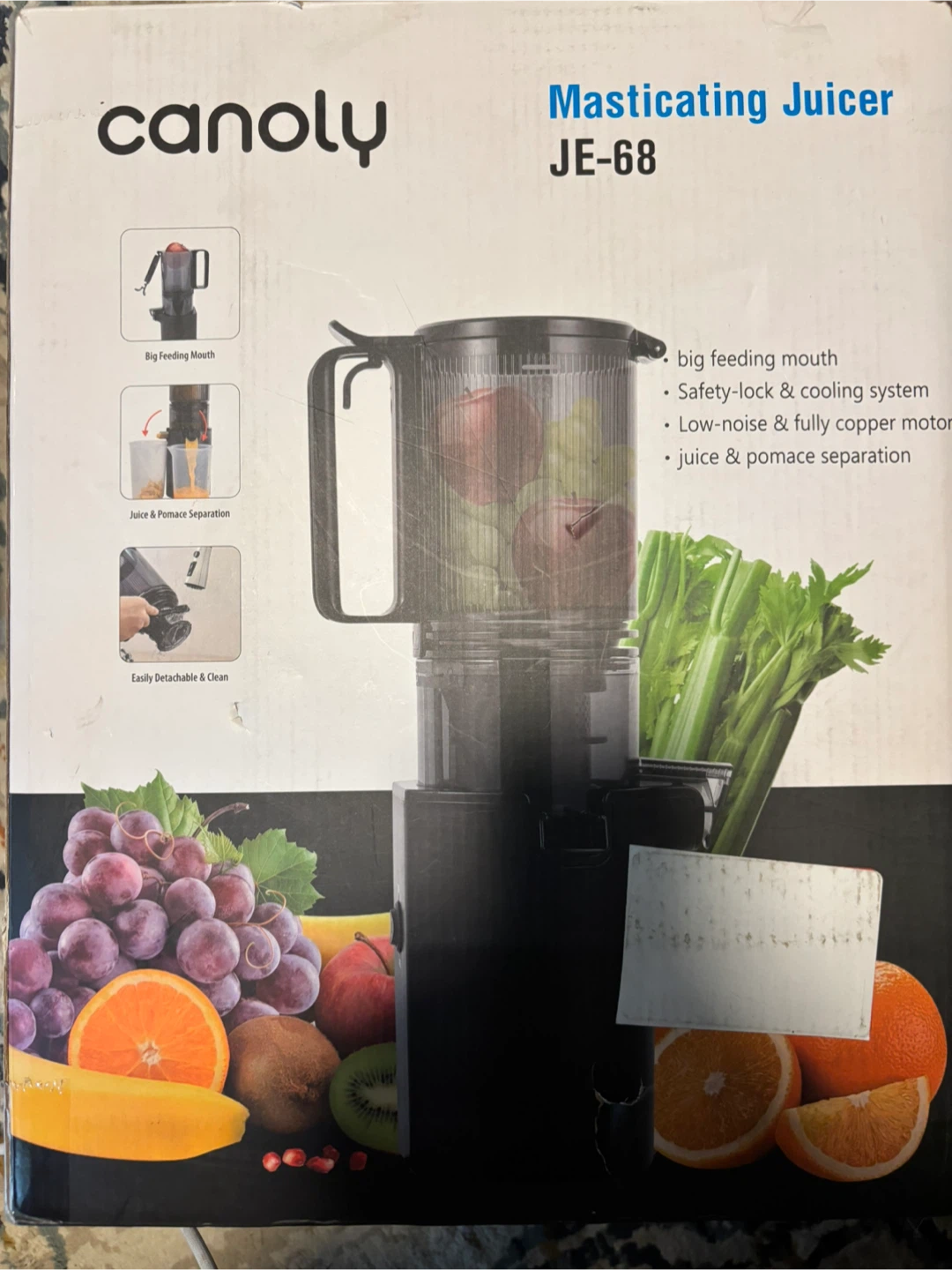 Canoly Masticating Juicer JE-68