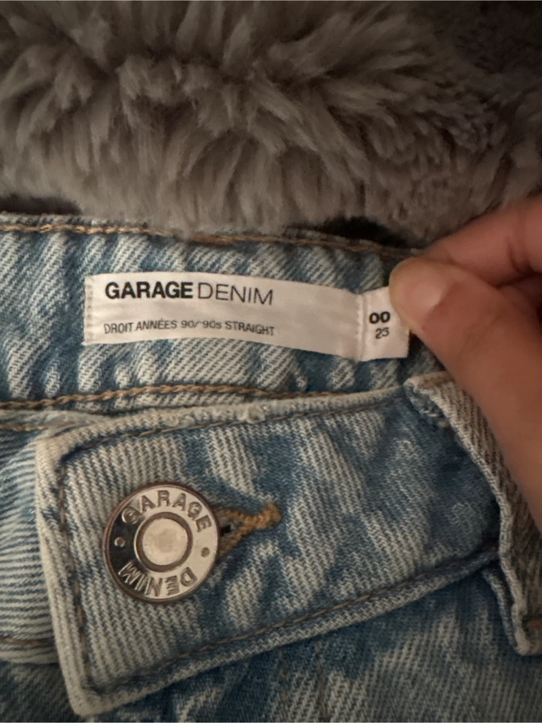 Garage Denim Droit Annees 90/90s Straight Jeans - Size 00 - photo 2