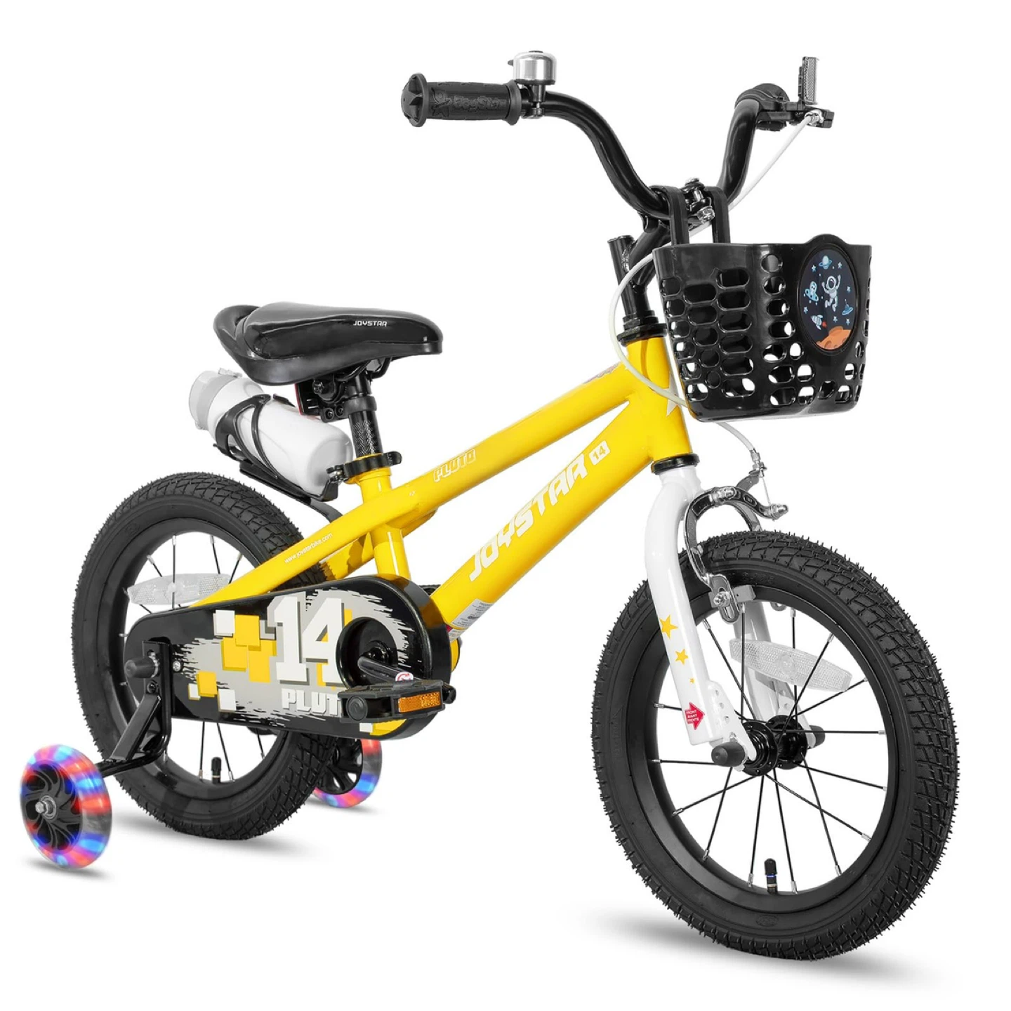 JOYSTAR Pluto Children's Bicycle w Light Up Training Wheels