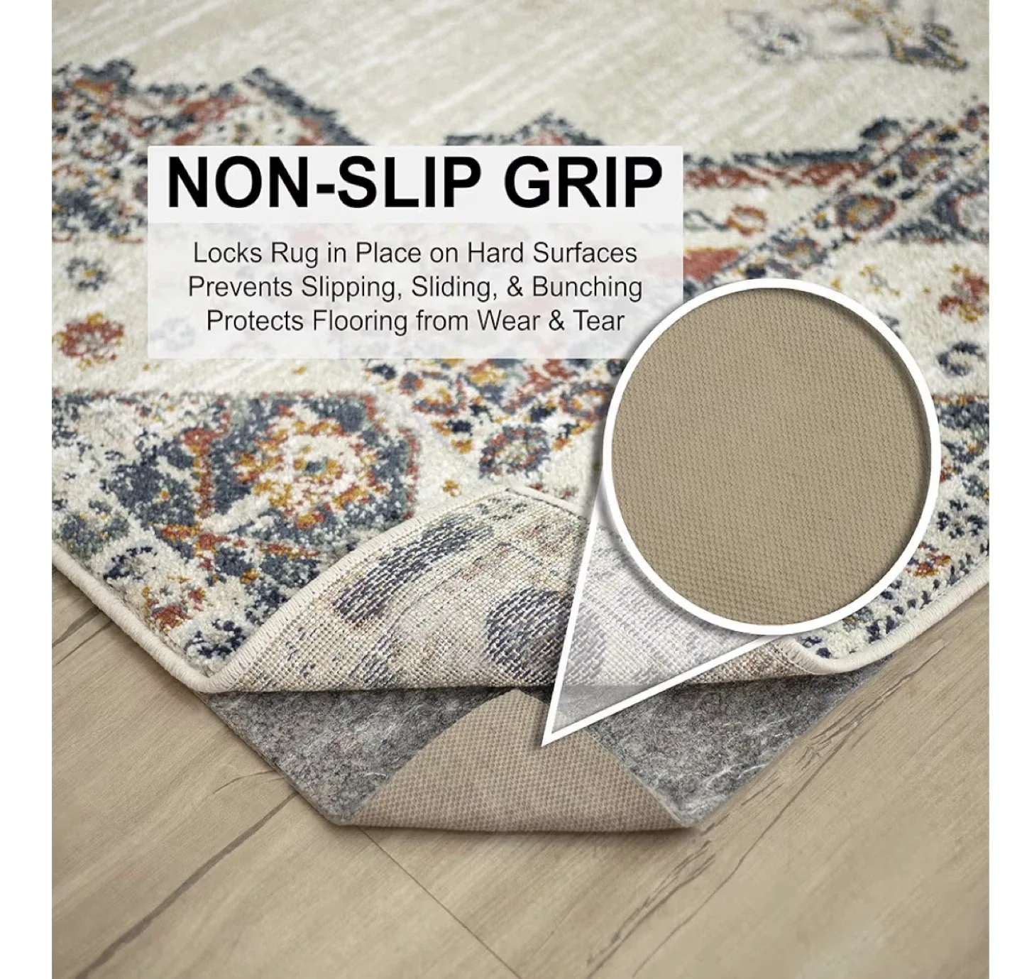 MOVING OUT SALE! Felt Non Slip Rug Pad, 1/4" Thick (8'x10') image indicator(2)