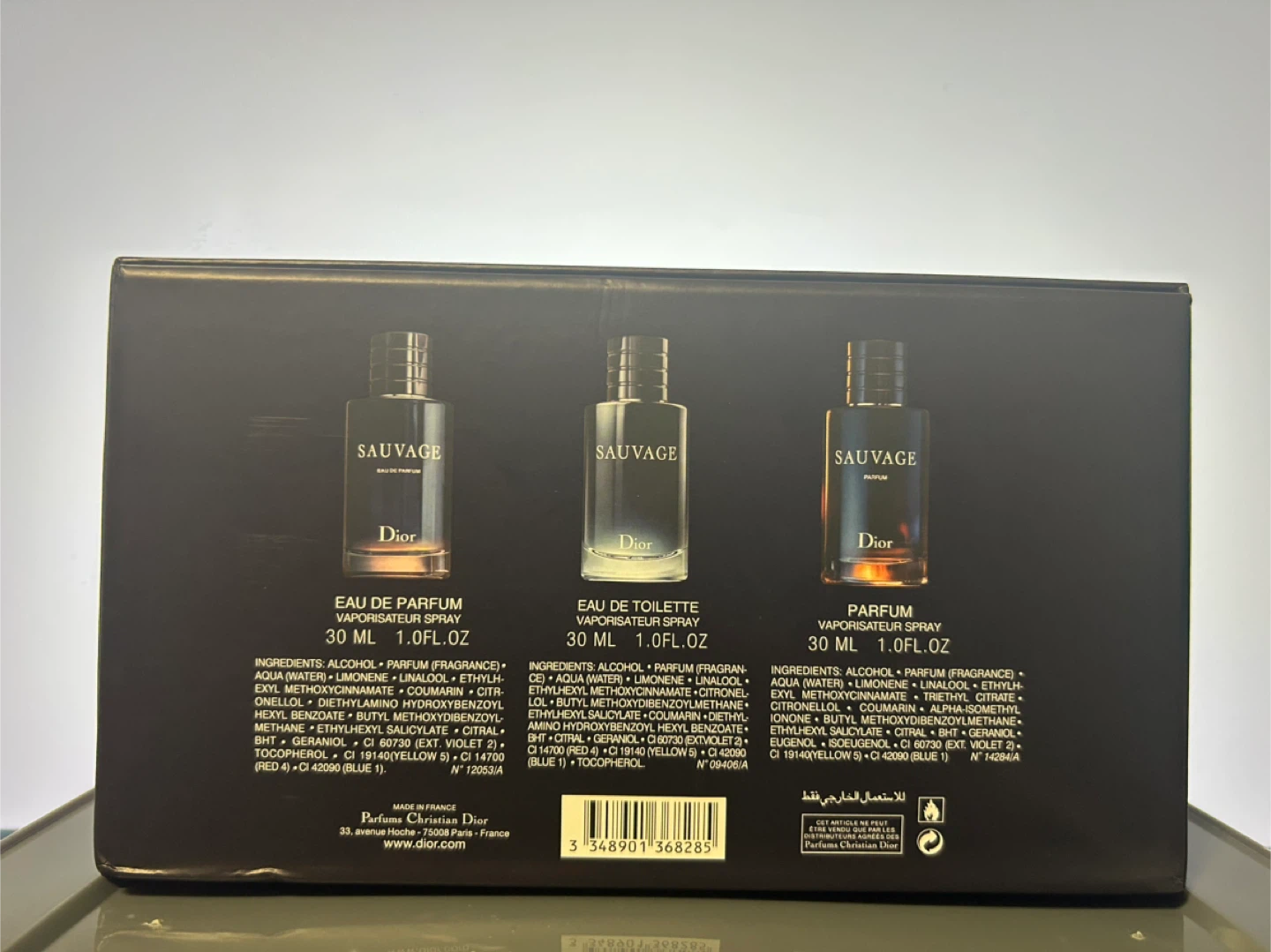 Dior Sauvage 3x30ml Perfume Set - photo 3