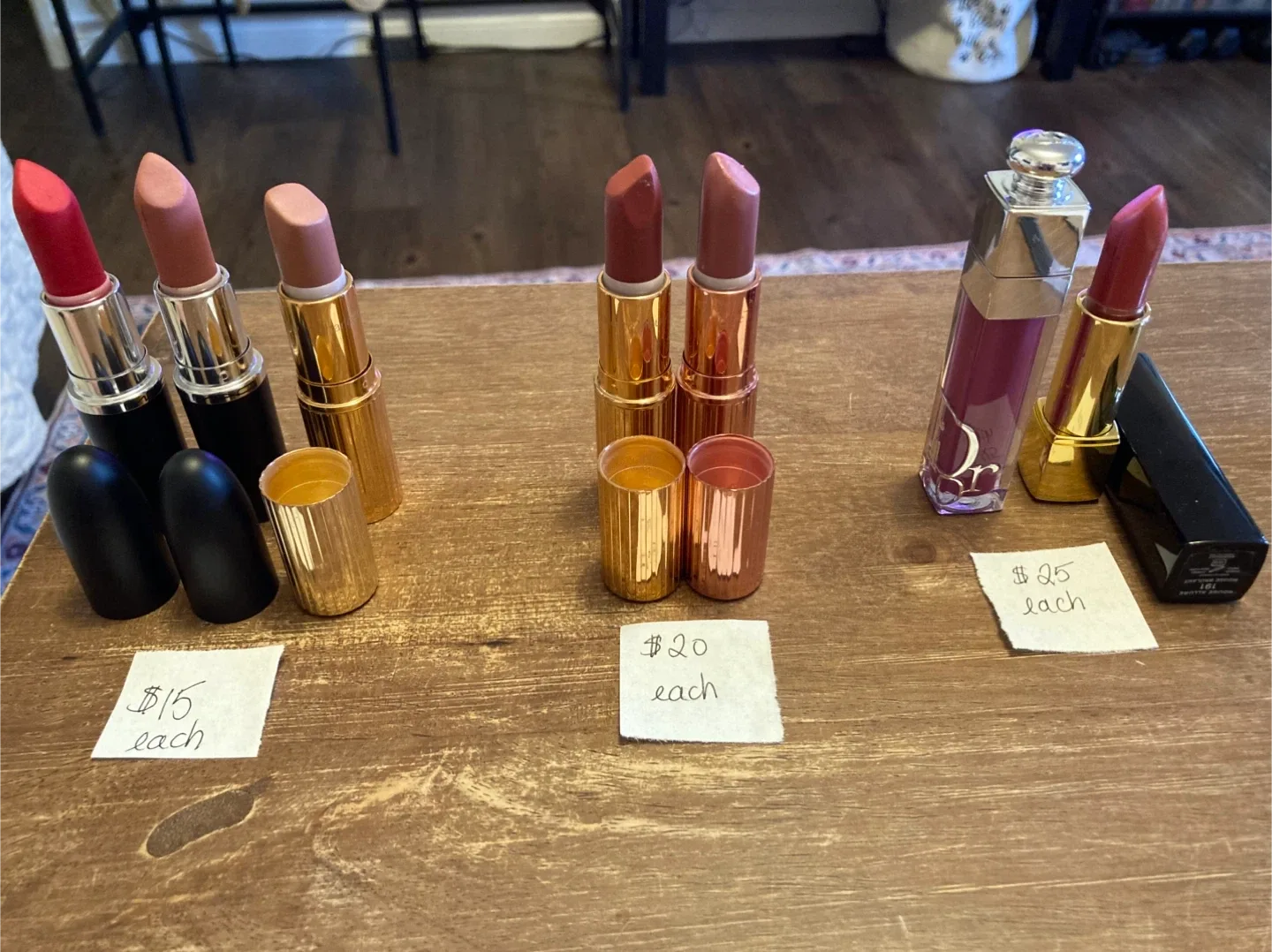 High end Lipsticks