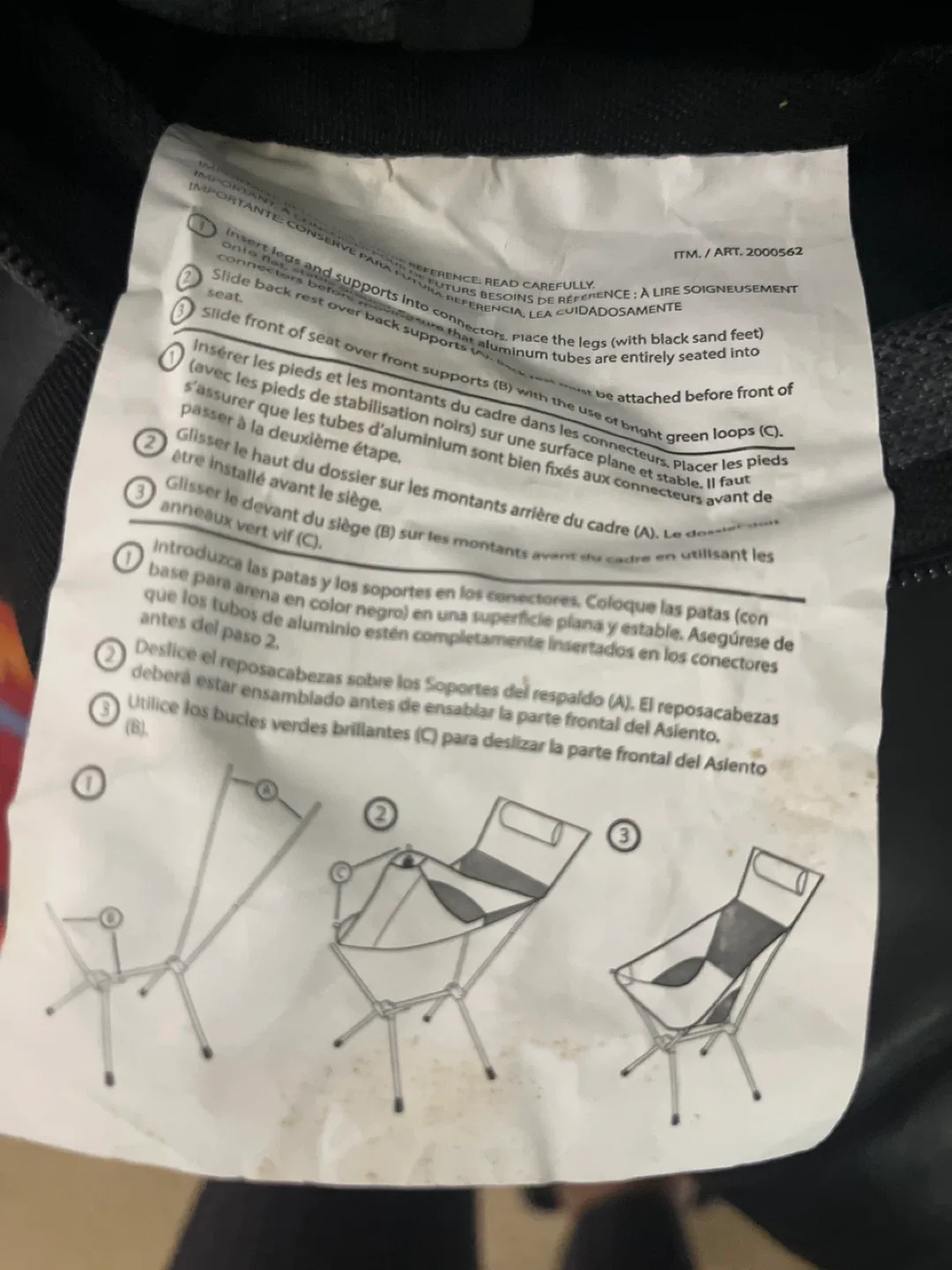 Cascade Mountain Tech Folding Camp Chair - Grey image indicator(2)