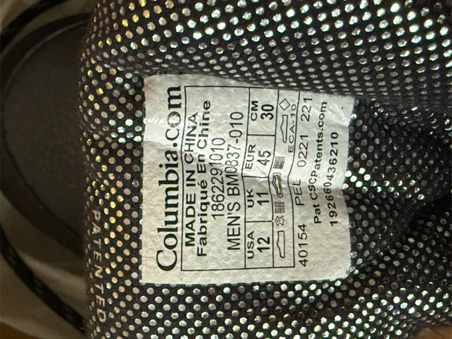 Columbia Men's BM0837-010 Winter/Hiking Boots - Size 12 image indicator(2)