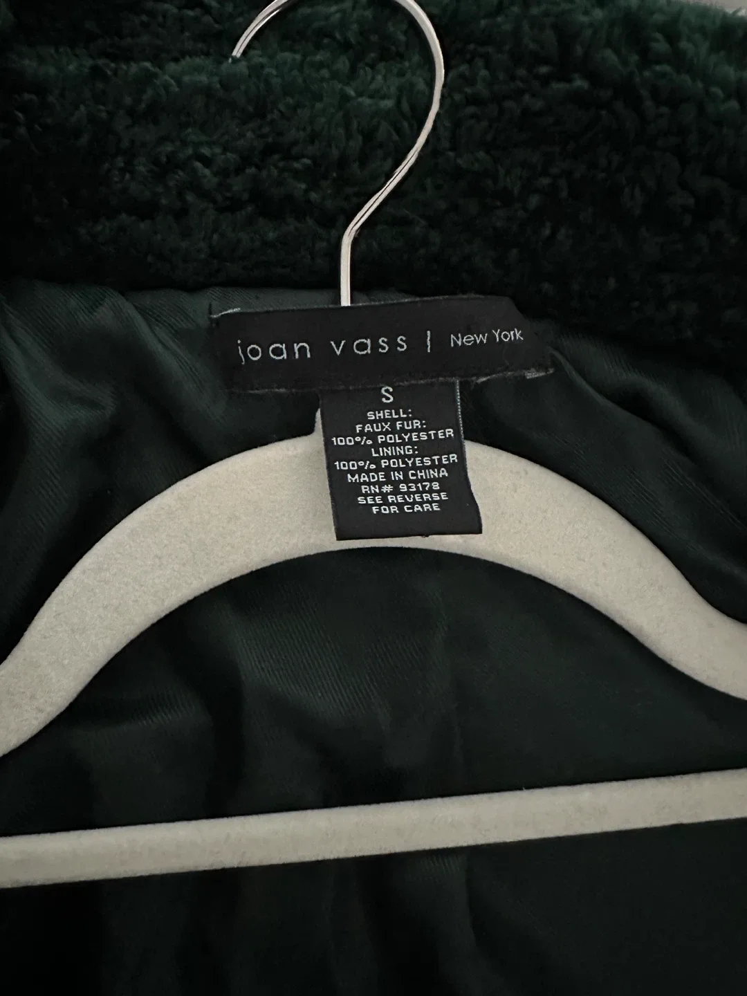 Joan Vass New York Green Coat - Size S image indicator(2)