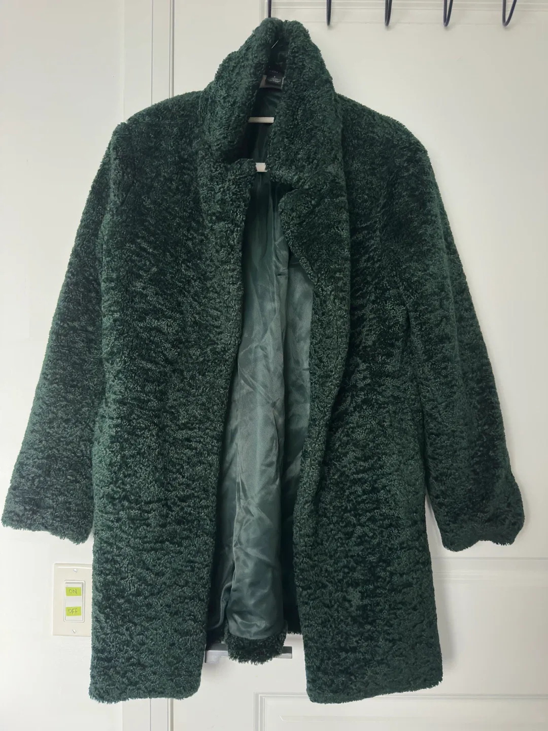 Joan Vass New York Green Coat - Size S